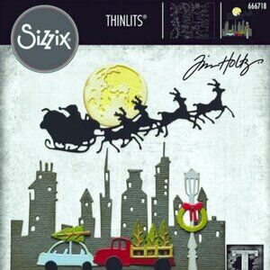 Tim Holtz Sizzix Vault Christmas Magic Thinlits Dies 666718